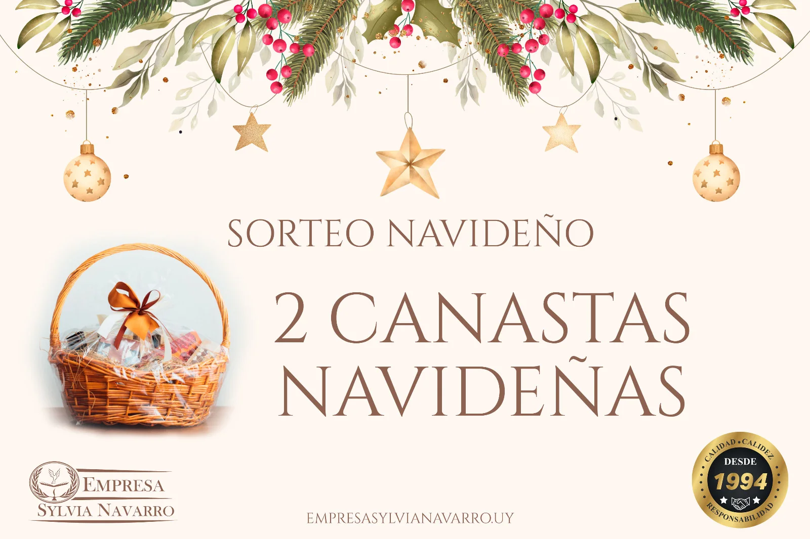 Sorteo 2 Canastas Navideñas